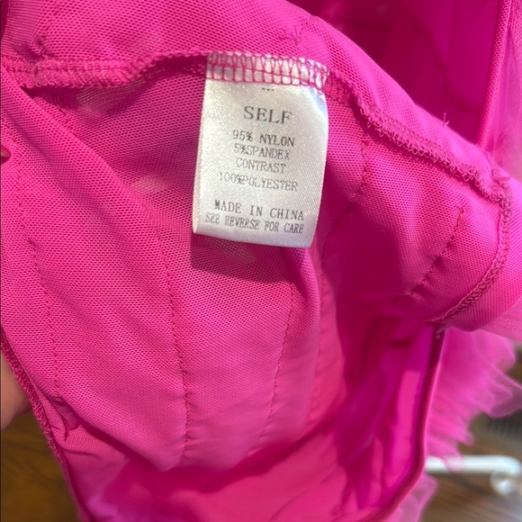 Pink Ruffled Halter Top - Picture 4 of 5